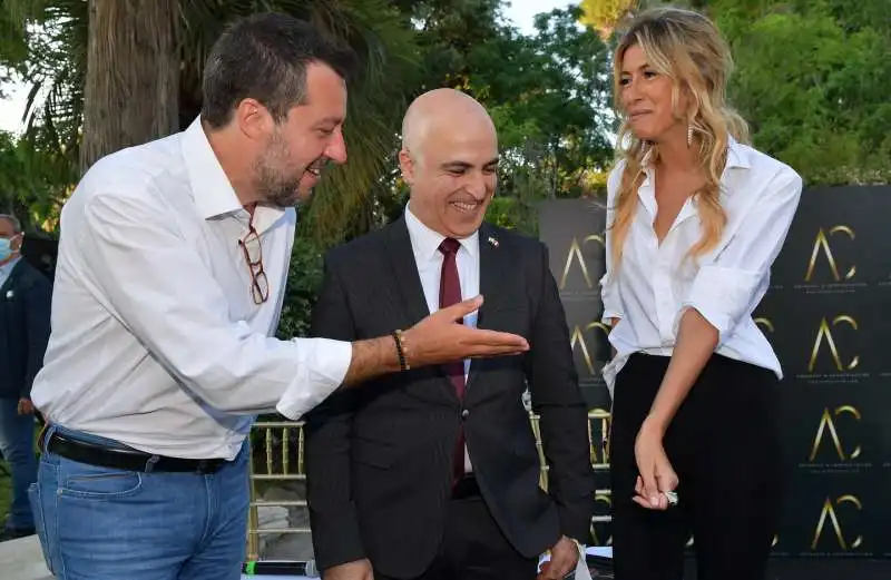 matteo salvini  dror eydar  annalisa chirico  foto di bacco (3)