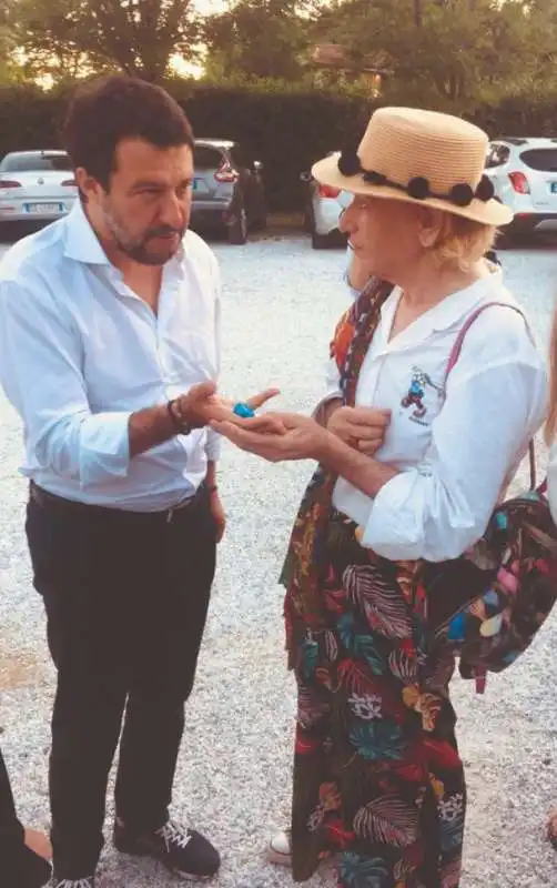 MATTEO SALVINI E SOLANGE 