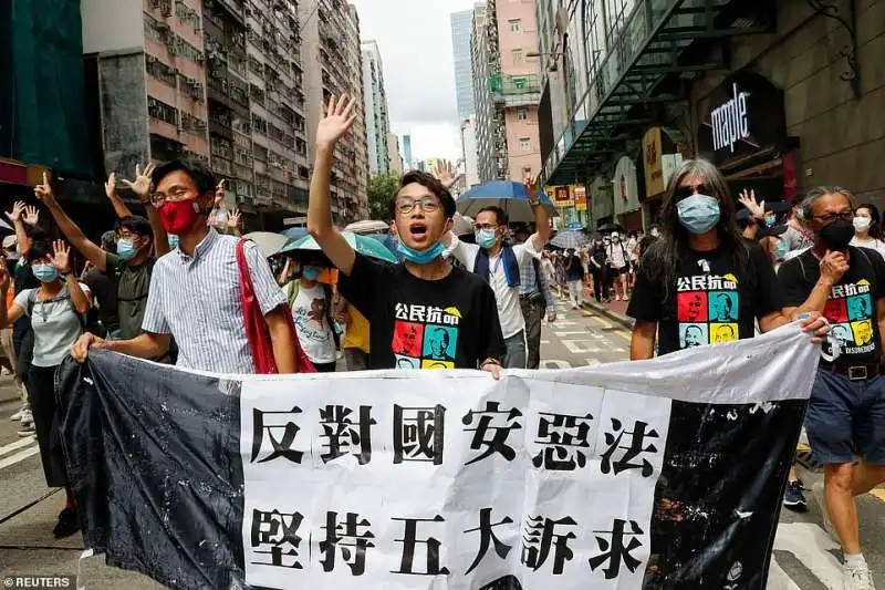 proteste e arresti a hong kong   1 luglio 2020 3