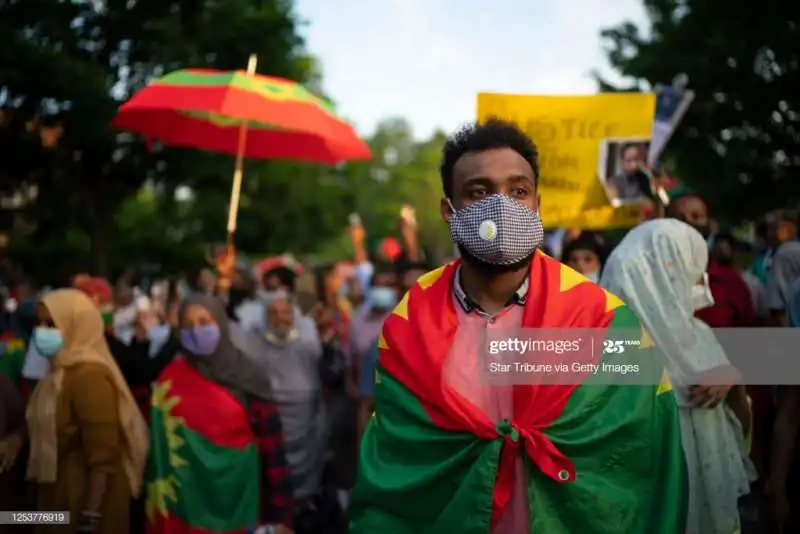 proteste per la morte di hachalu hundessa  1