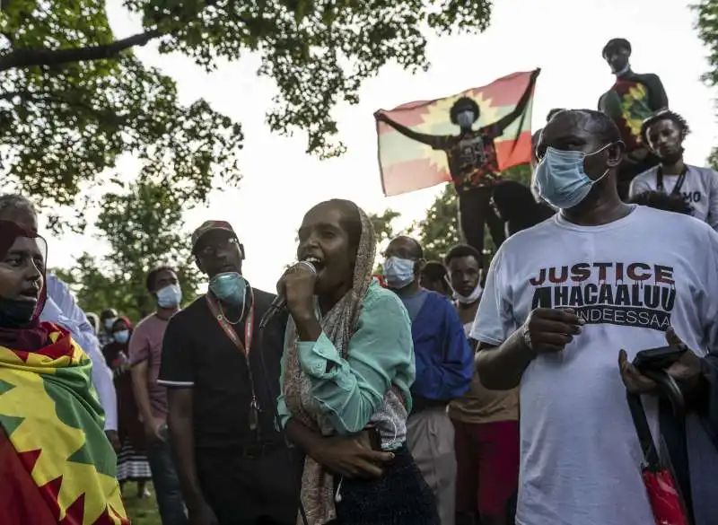 proteste per la morte di hachalu hundessa  6