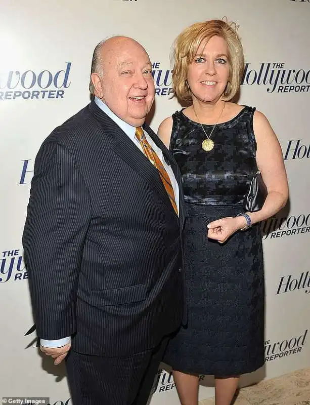 roger ailes con la moglie beth 