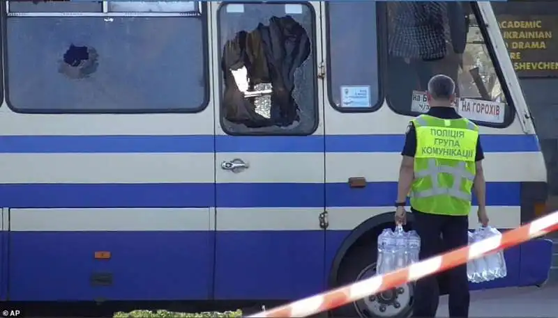 sequestro in un bus  a lutsk 