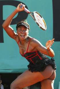 venus williams in tutina di pizzo