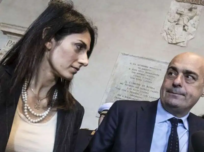 VIRGINIA RAGGI E NICOLA ZINGARETTI