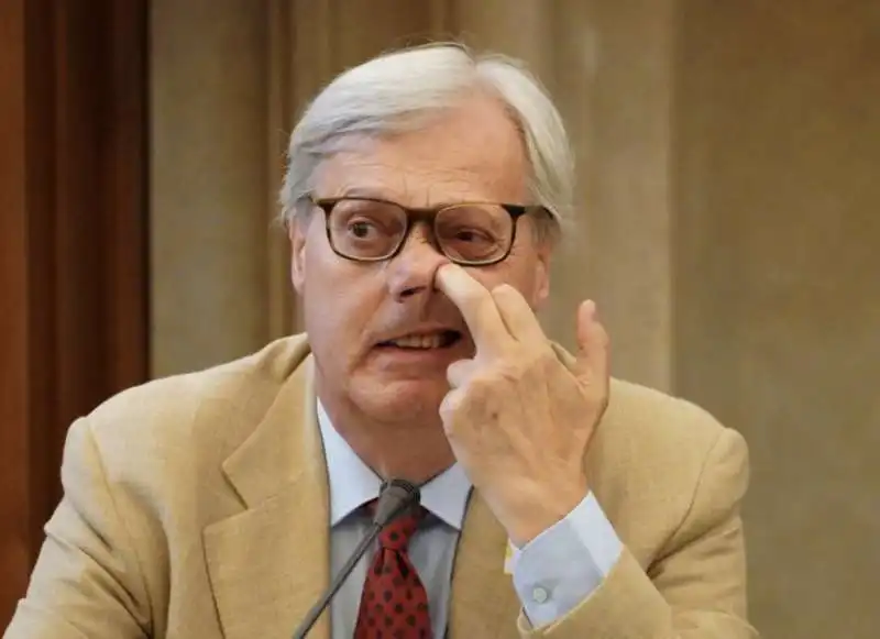 VITTORIO SGARBI AL CONVEGNO SUL CORONAVIRUS IN SENATO