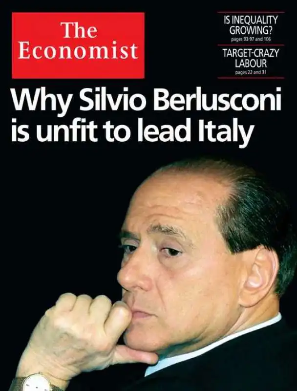 why silvio berlusconi is unfit to lead italy   la copertina di the economist 