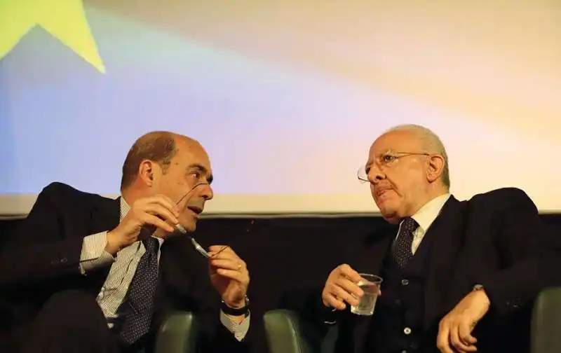 ZINGARETTI E DE LUCA