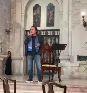 al bano canta in chiesa ad andria 2