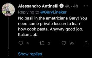 alessandro antinelli spernacchia lineker