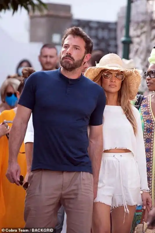 Ben Affleck e JLo a Capri 5