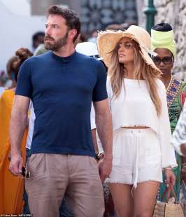 Ben Affleck e JLo a Capri 6