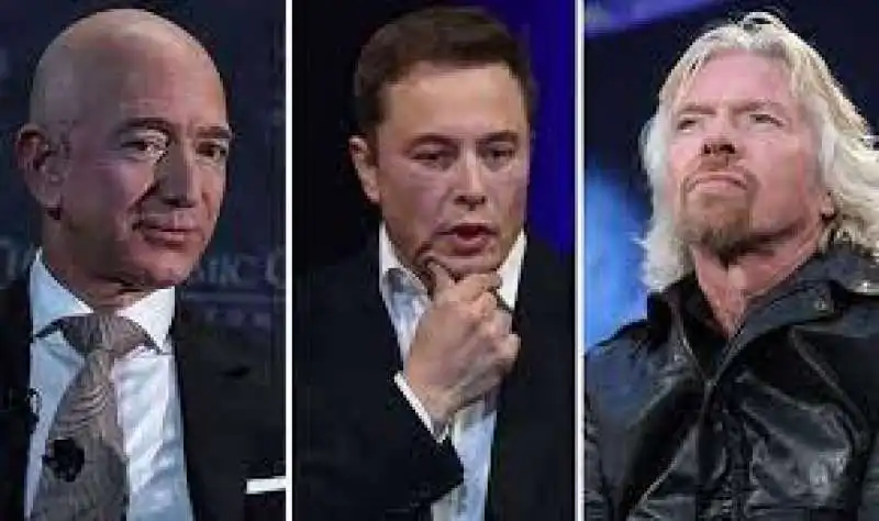 BEZOS MUSK BRANSON