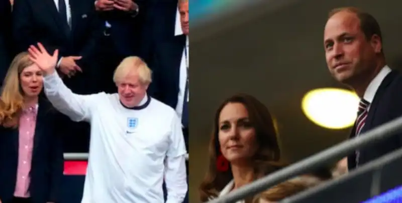 boris johnson kate middleton italia inghilterra