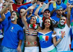 CHIARA APPENDINO ALLO STADIO A BERLINO PER LA FINALE DEI MONDIALI DEL 2006