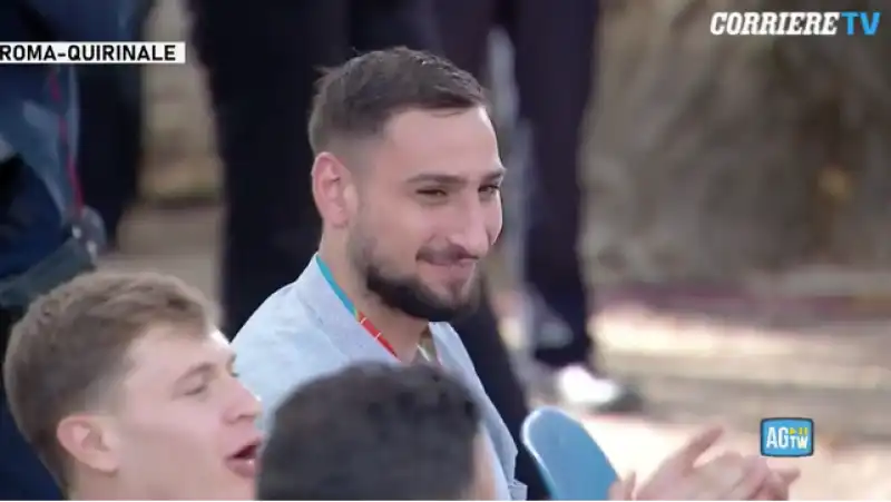 donnarumma azzurri al quirinale