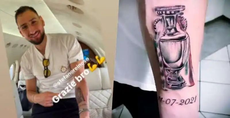 donnarumma tatuaggio