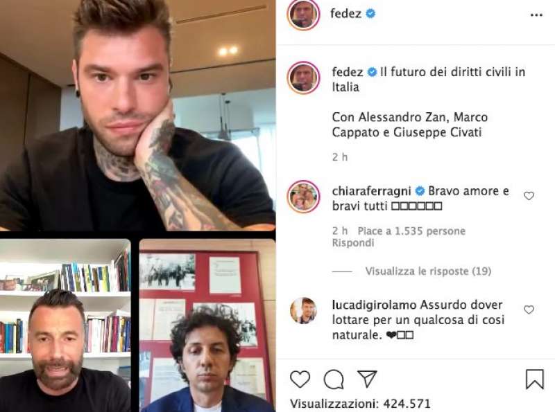 FEDEZ ALESSANDRO ZAN MARCO CAPPATO 1