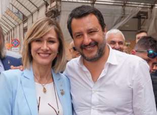 francesca donato e matteo salvini