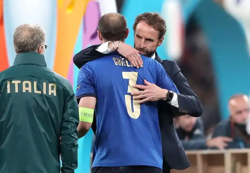 GARETH SOUTHGATE CON GIORGIO CHIELLINI