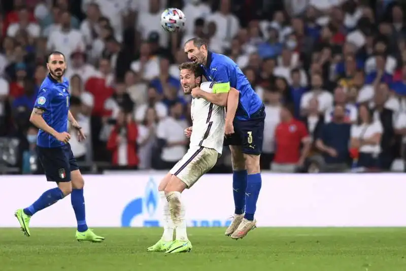 HARRY KANE ANNULLATO DA GIORGIO CHIELLINI