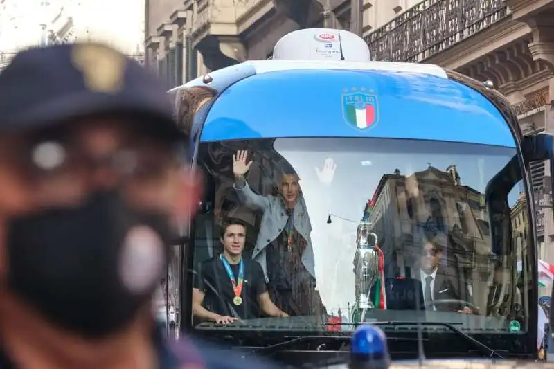 i festeggiamenti della nazionale a roma 2