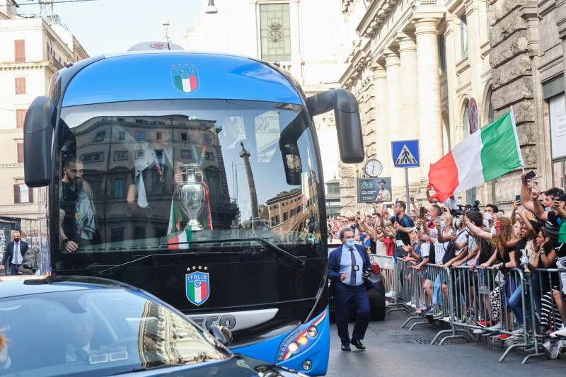 i festeggiamenti della nazionale a roma 7