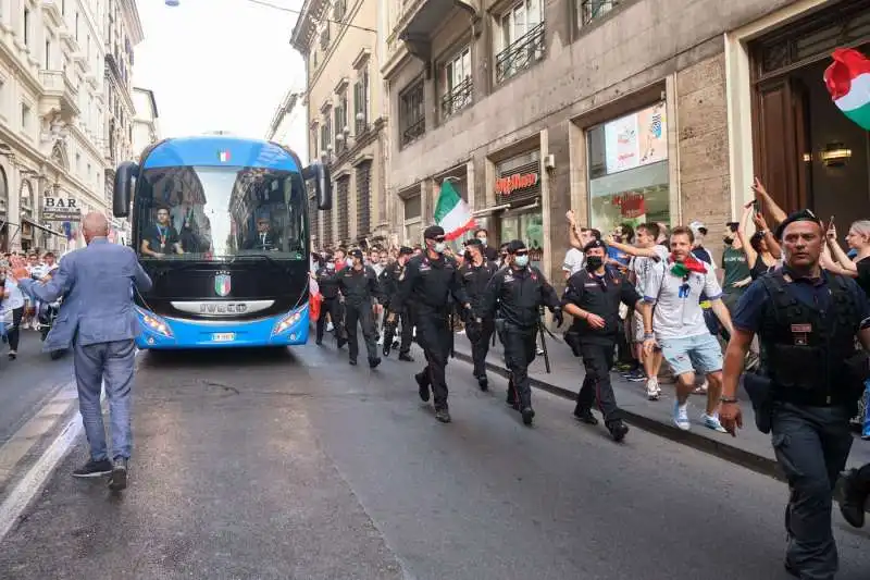 i festeggiamenti della nazionale a roma 8