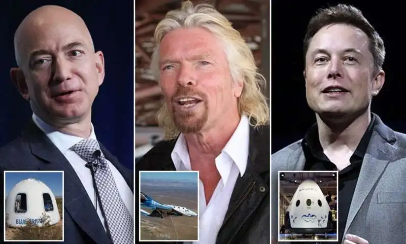 I RAZZI DI MUSK BEZOS BRANSON