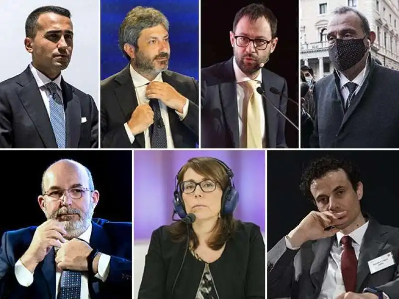 I SETTE SAGGI M5S - DI MAIO - FICO - PATUANELLI - LICHERI - CRIMI - BEGHIN - CRIPPA