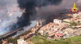 incendio catania