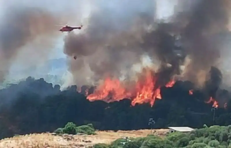 incendio montiferru   oristano   11