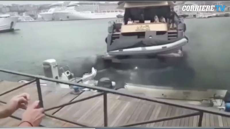 incidente yacht porto genova