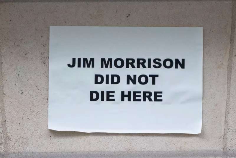 jim morrison non e morto qui