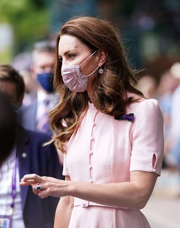 kate middleton alla finale di wimbledon 2