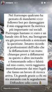 la storia di imen sui follower finti