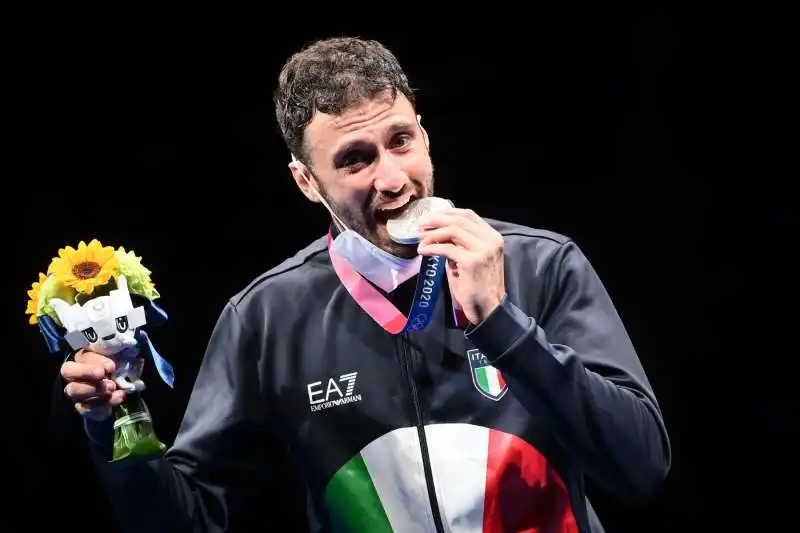 luigi samele argento nella sciabola   tokyo 2020 1