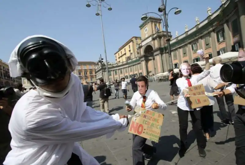 manifestanti g20 napoli 