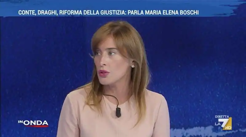 maria elena boschi a in onda 1