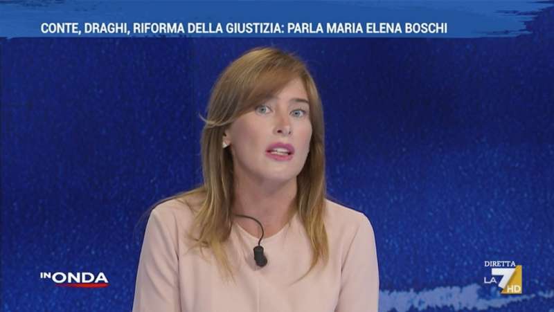 maria elena boschi a in onda 2