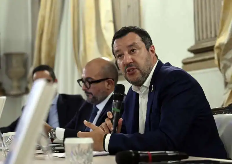 matteo salvini  gennaro sangiuliano  foto di bacco (1)