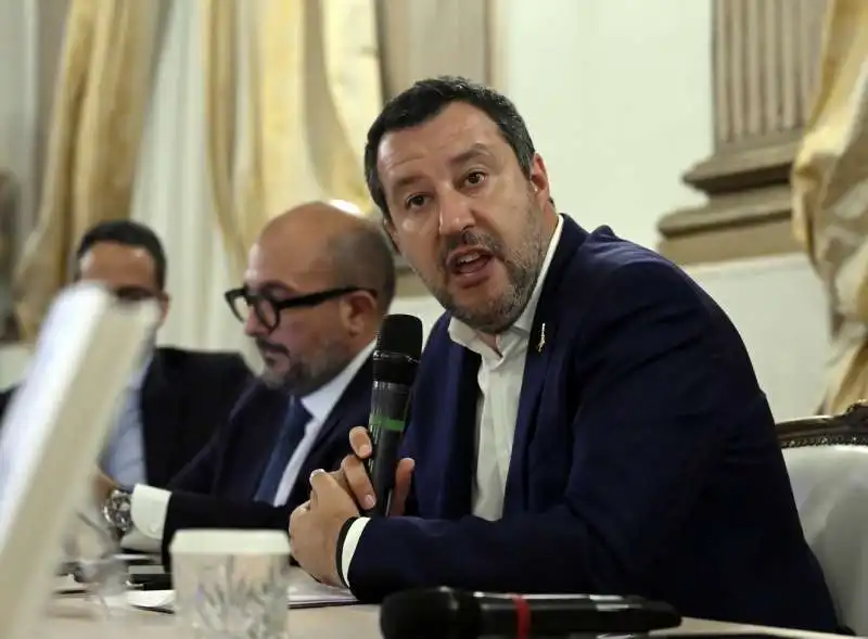 matteo salvini  gennaro sangiuliano  foto di bacco (2)