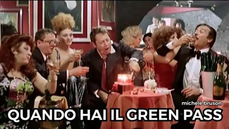 meme sul green pass