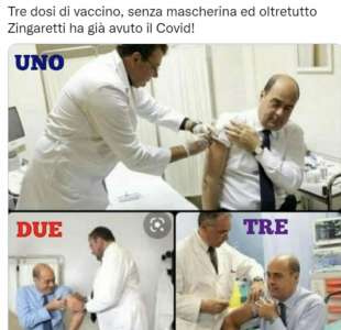 NICOLA ZINGARETTI SI VACCINA