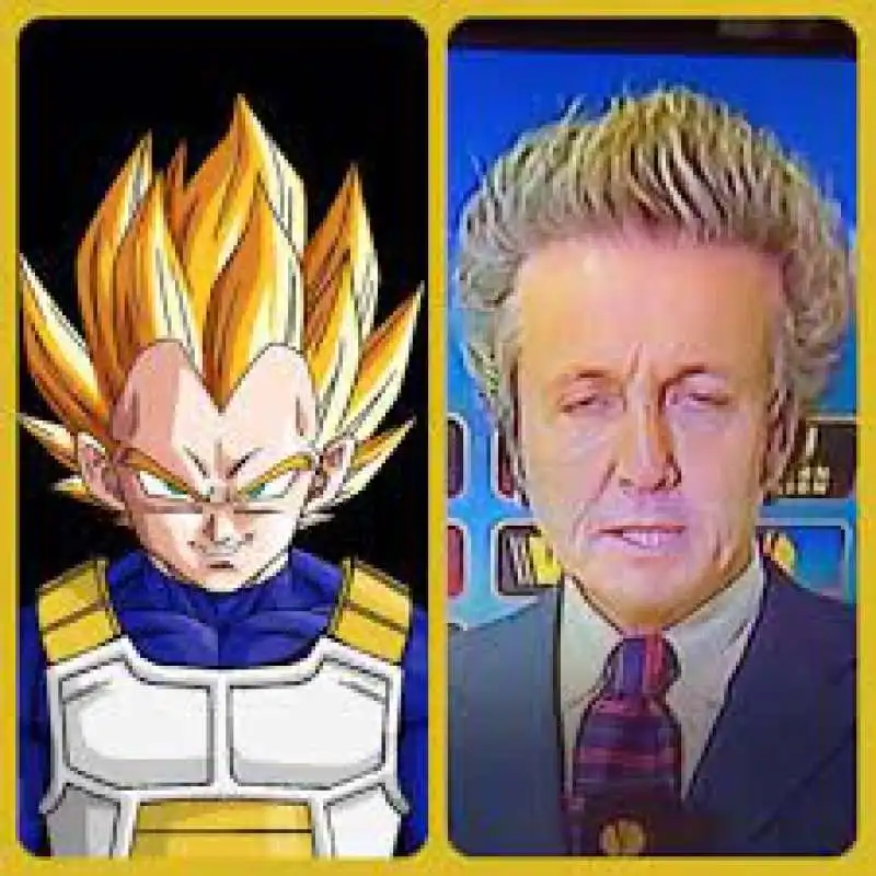 PAOLO BARGIGGIA IN VERSIONE SUPER SAIYAN