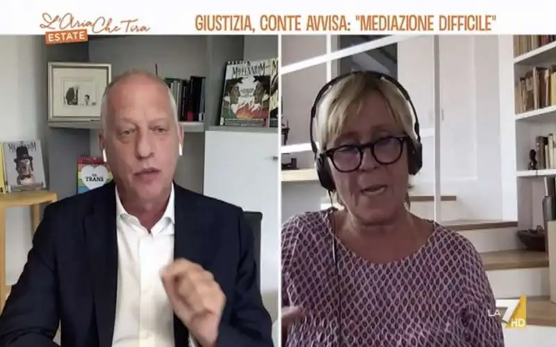 peter gomez vs maria teresa meli a l'aria che tira estate 