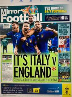 prima pagina mirror football