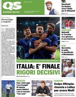 prima pagina qs italia spagna