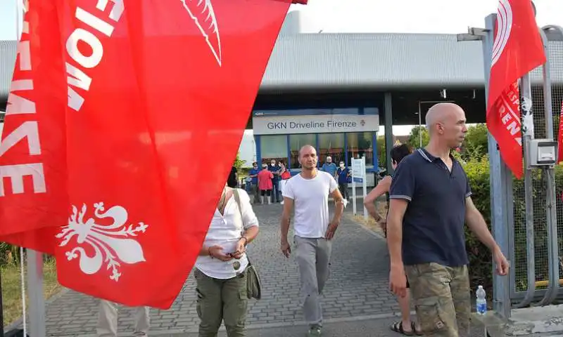 proteste alla gkn di firenze 3