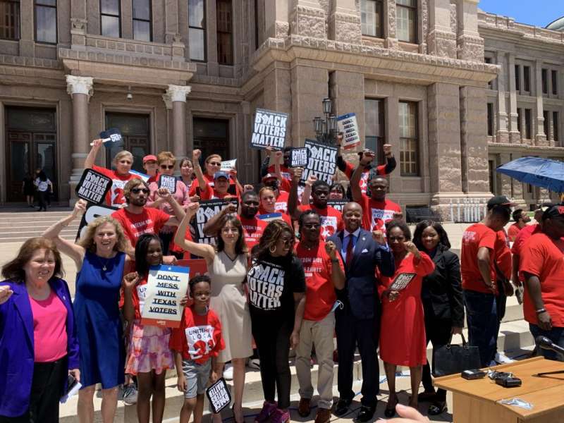 PROTESTE DIRITTI VOTO TEXAS